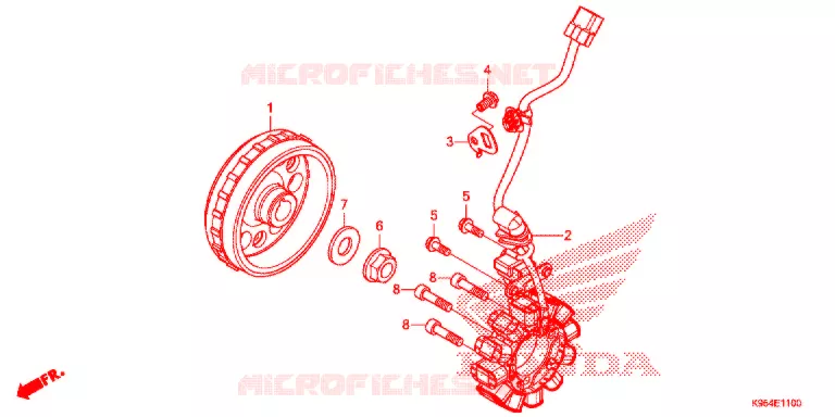 ALTERNATEUR Honda MOTO 250 CRF 2018  CRF250RJ