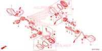 CLIGNOTANT pour Honda CBR 500 R ABS 2018