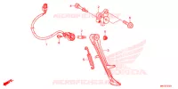 BEQUILLE pour Honda CBR 1000 RR ABS RED 2018