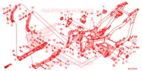 CADRE pour Honda GL 1800 GOLD WING PREMIUM RED 2018