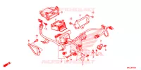 FAISCEAU D'AIRBAG pour Honda GL 1800 GOLD WING PREMIUM RED 2018