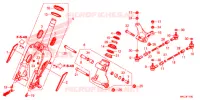 FOURCHE pour Honda GL 1800 GOLD WING PREMIUM RED 2018