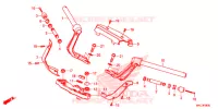 GUIDON   TE DE FOURCHE pour Honda GL 1800 GOLD WING PREMIUM RED 2018