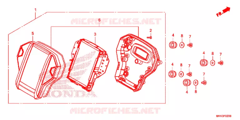 COMPTEUR Honda MOTO 1000 AFRICA-TWIN 2018  CRF1000AJ