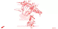 CACHE CENTRAL pour Honda NC 750 X ABS DCT 2018