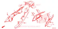 COUVERCLES LATERAUX pour Honda NC 750 X ABS DCT 2018