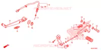 PEDALE pour Honda NC 750 X ABS DCT 2018