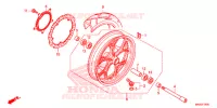 ROUE AVANT pour Honda NC 750 X ABS DCT 2018