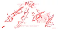 COUVERCLES LATERAUX pour Honda NC 750 X ABS DCT 2018