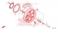 ROUE AVANT pour Honda NC 750 X ABS DCT 2018