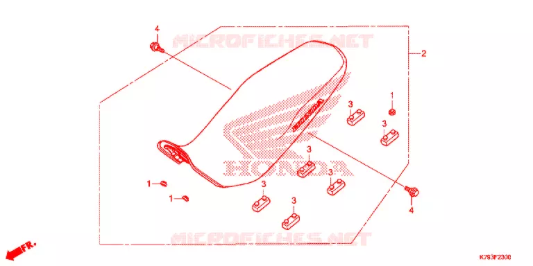 SELLE Honda MOTO 190 XR 2019  XR190LH
