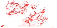 COUVERCLES LATERAUX pour Honda NC 750 X 2018