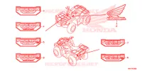 AUTOCOLLANTS pour Honda FOURTRAX 500 FOREMAN 2018
