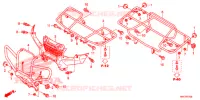 SUPPORT pour Honda FOURTRAX 500 FOREMAN 2018