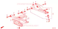 TRIANGLES AVANT pour Honda FOURTRAX 500 FOREMAN 2018