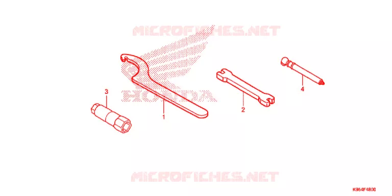 OUTIL Honda MOTO 250 CRF 2019  CRF250RXK