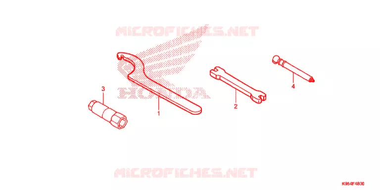 OUTIL Honda MOTO 250 CRF 2019  CRF250RK