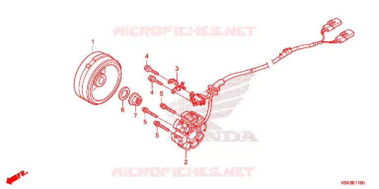 ALTERNATEUR Honda MOTO 150 CRF 2019  CRF150RBK