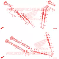 ARBRE A CAMES   SOUPAPE pour Honda CB 300 R 2019