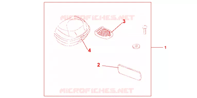 TOP CASE 35L Honda SCOOTER 150 DYLAN 2003  SES1503