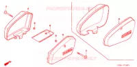 COUVERCLES LATERAUX pour Honda SUPER CUB 50 CUSTOM 2005