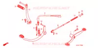 PEDALE   KICK pour Honda SUPER CUB 50 CUSTOM 2005