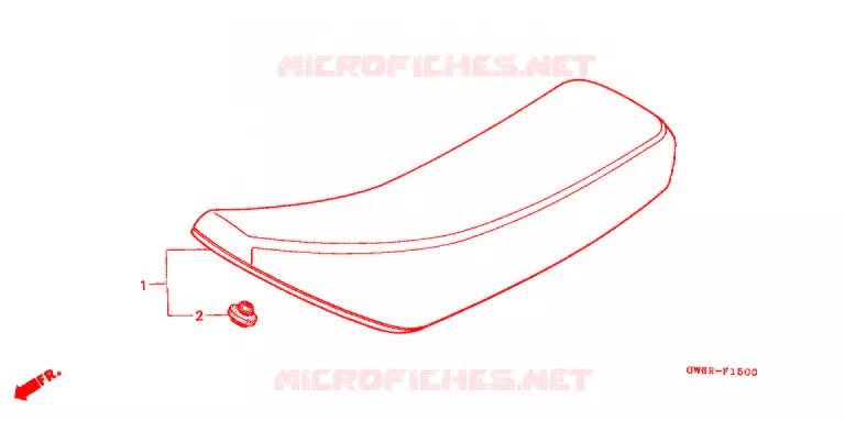 SELLE Honda MOTO 50 CRM 1995  CRM50R