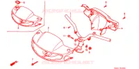 GUIDON pour Honda 50 DIO NEW YEAR SPECIAL 1992