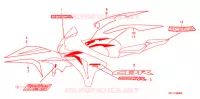 AUTOCOLLANTS (1) pour Honda CBR 1000 RR 2008