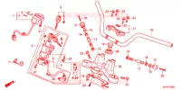 GUIDON   TE DE FOURCHE pour Honda NC 700 X ABS 2012