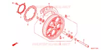 ROUE AVANT pour Honda NC 700 X ABS 2012