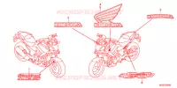 AUTOCOLLANTS pour Honda NC 700 X 2012