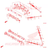 ARBRE A CAMES   SOUPAPE pour Honda NC 700 X LOWER 2012