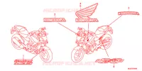 AUTOCOLLANTS pour Honda NC 700 X LOWER 2012