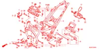 CADRE pour Honda NC 700 X LOWER 2012