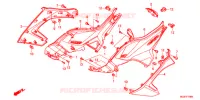 COUVERCLES LATERAUX pour Honda NC 700 X LOWER 2012