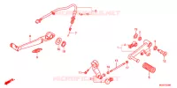 PEDALE pour Honda NC 700 X LOWER 2012