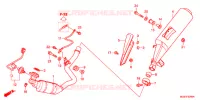 SILENCIEUX D'ECHAPPEMENT pour Honda NC 700 X LOWER 2012
