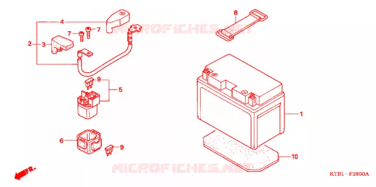 BATTERIE Honda MOTO 250 other-models 2005  PS2505