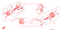 CLIGNOTANT (1) pour Honda BENLY CD 50 1985