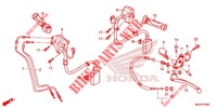 LEVIER DE GUIDON   CABLE   COMMODO pour Honda CB 500F ABS BLANC, ROUGE 2014