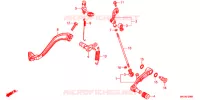 PEDALE pour Honda AFRICA TWIN CRF 1000 DCT SILVER 2019
