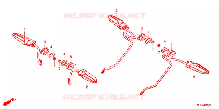 CLIGNOTANT Honda MOTO 800 CROSSRUNNER 2021  VFR800XK