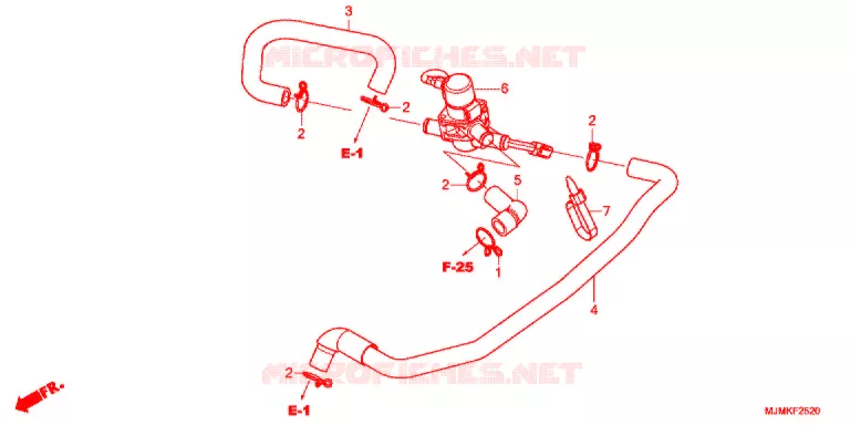 VALVE DE COMMANDE D'INJECTION D'AIR Honda MOTO 800 CROSSRUNNER 2020  VFR800XK