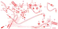 LEVIER DE GUIDON   CABLE   COMMODO (CRF110FD/E/H/J) pour Honda CRF 110 2018