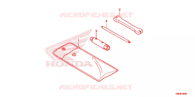 OUTIL Honda MOTO 250 CRF 2020  CRF250FL