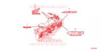 AUTOCOLLANTS pour Honda CB 300 R ABS 2020