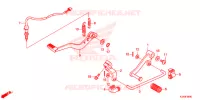PEDALE pour Honda CB 250 TWISTER 2016