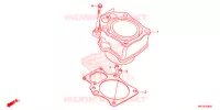 CYLINDRE pour Honda FOURTRAX 420 RANCHER 4X4 AT IRS EPS ESP 2020