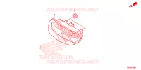 FEU ARRIERE pour Honda FOURTRAX 420 RANCHER 4X4 AT IRS EPS ESP 2020